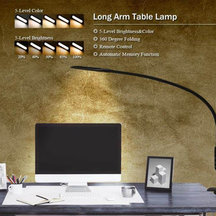 Table Clip Led Desk Lamp with Remote Control