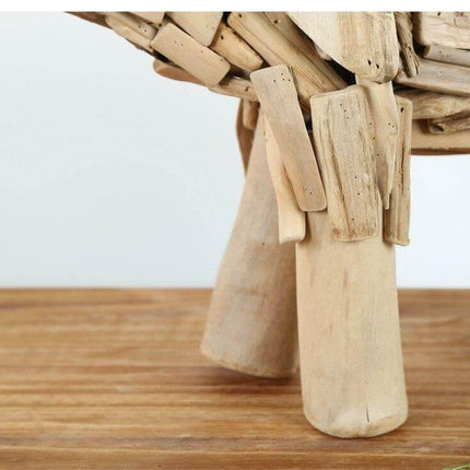 Creative Handmade Asian Style Wooden Elephant
