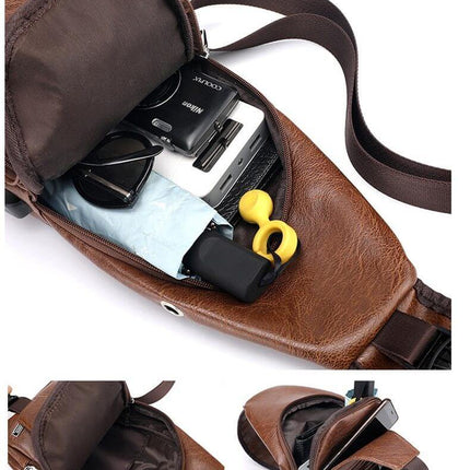 Men Leather Crossbody Bags