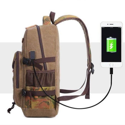 Anti Theft Usb Charging Travel Bagpack