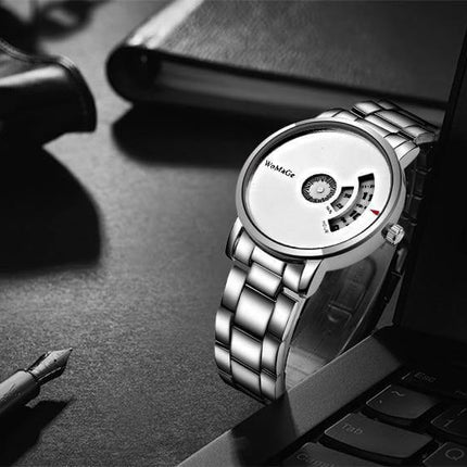 Stainless Steel Unique Style Business Men Watch