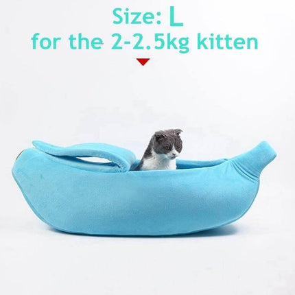 4 Colors Cute Banana Peel Cat House