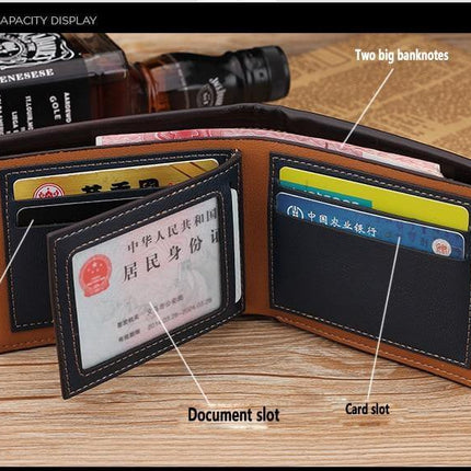 Luxury Slim Leather Men Wallet