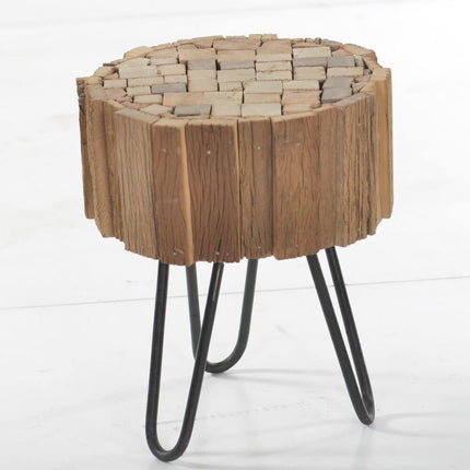 Side Table with Hairpin Legs