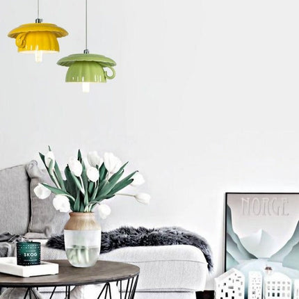 Nordic Ceramic Tea Cup Light