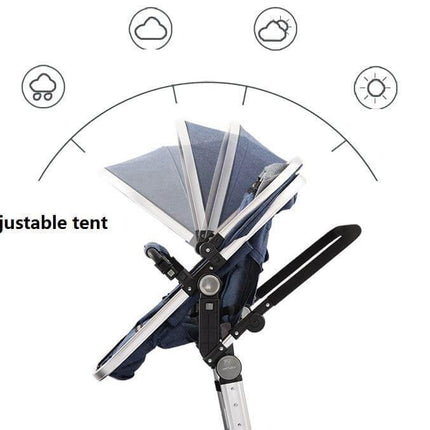 Lightweight Japanese Style Twin Baby Stroller