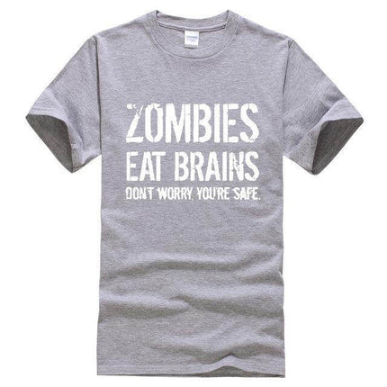 Zombies Eat Brains Funny T-shirt