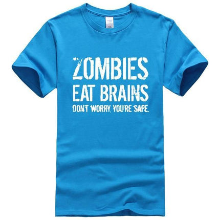 Zombies Eat Brains Funny T-shirt
