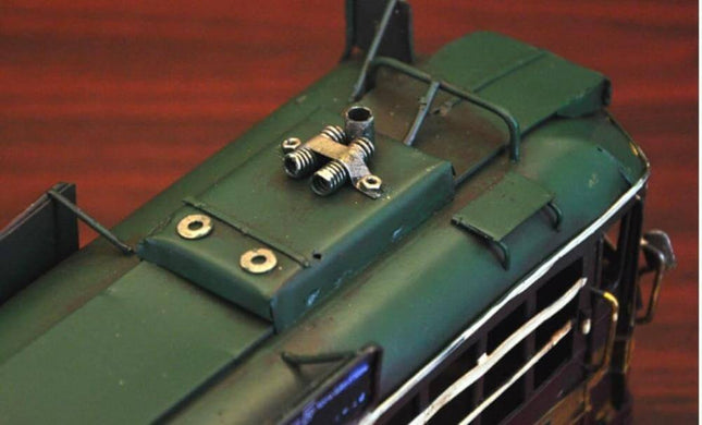 Creative Unique Handmade Vintage Iron Tram Decoration