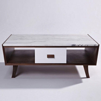 Luxury Vera Wood & Marble Coffee Table