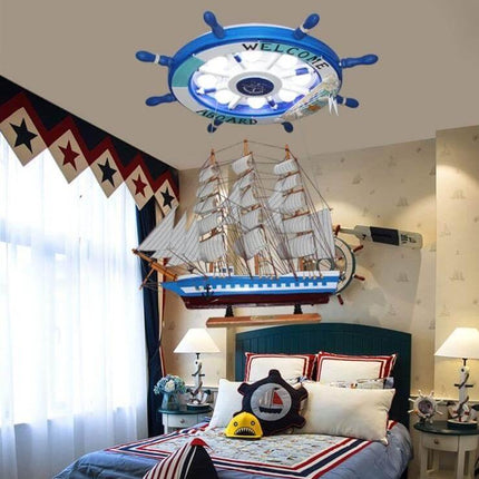Mediterranean Boat Rudder Chandelier