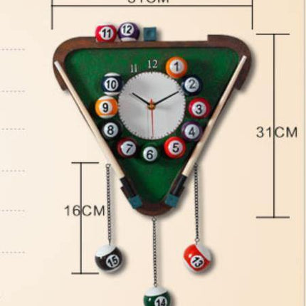 Modern Pool Wall Clock