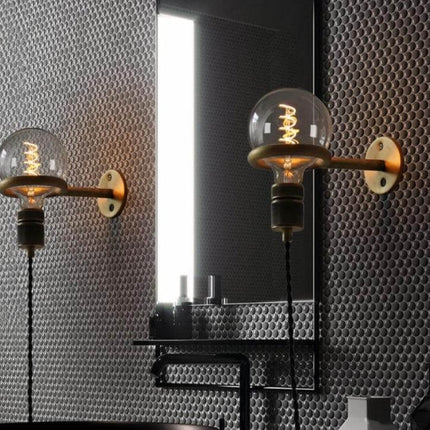 Nordic Retro Ring Sconce Mirror Wall Lamp
