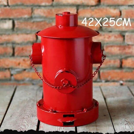Retro Fire Hydrant Trash Can