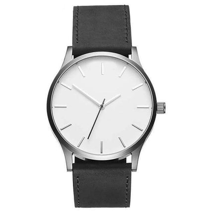 Military Leather Business Style Watch for Men