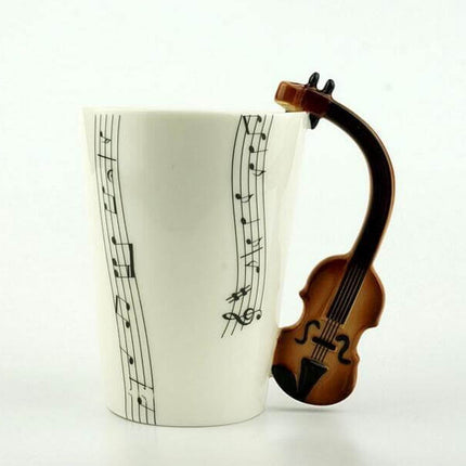 Guitar Style Ceramic Mug