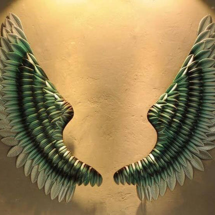 Iron Angel Wings Wall Decor