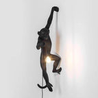Black-Wall Lamp / Cold White