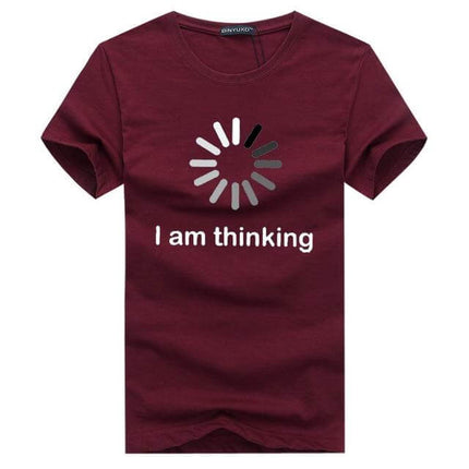 I am thinking Funny Tshirt