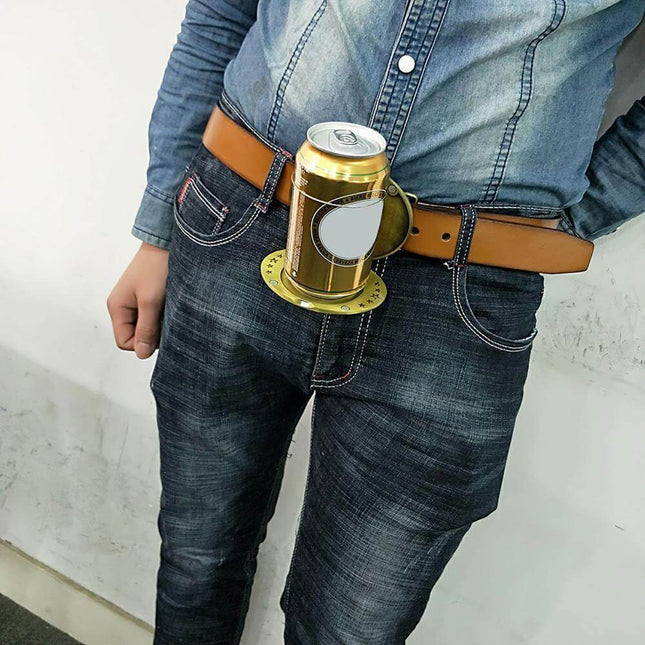 Drink Holder Belt Buckle