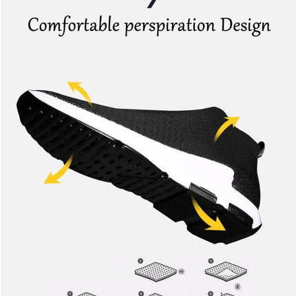 Breathable Wear-Resisting Knitted Men Shoes