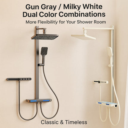 Thermostatic Rainfall Aura Shower Set