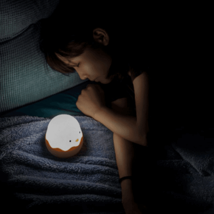 Rechargeable Silicone Chicken Egg Led Night Touch Lamp