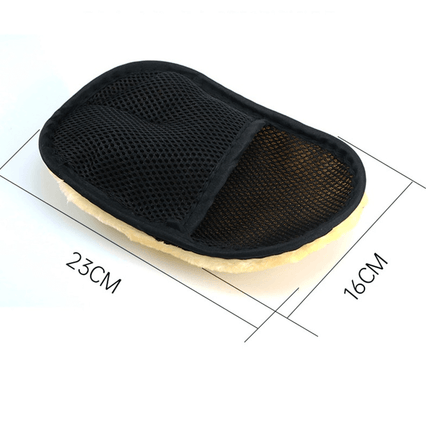 Soft Wool Car  Microfiber Cleaning Gloves
