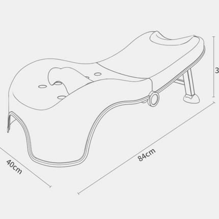 Foldable Kids Ergonomic Head Washing Chair
