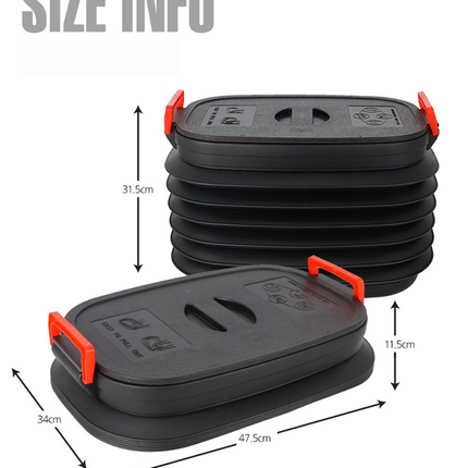 Portable Large Capacity Outdoor Car Folding Storage Bucket