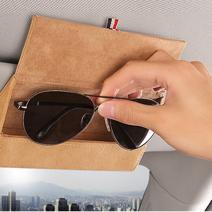 Universal Car Visor Magnetic Sunglasses Holder