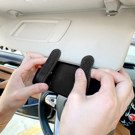 Universal Car Visor Magnetic Sunglasses Holder