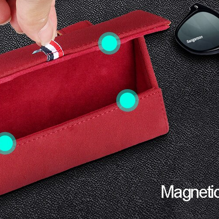 Universal Car Visor Magnetic Sunglasses Holder