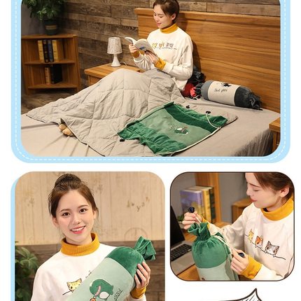 Mini Cozy Pillow Blanket