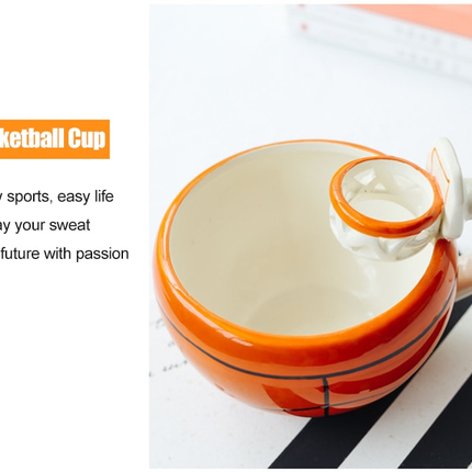 Creative Ceramic Sport Coffee Cups