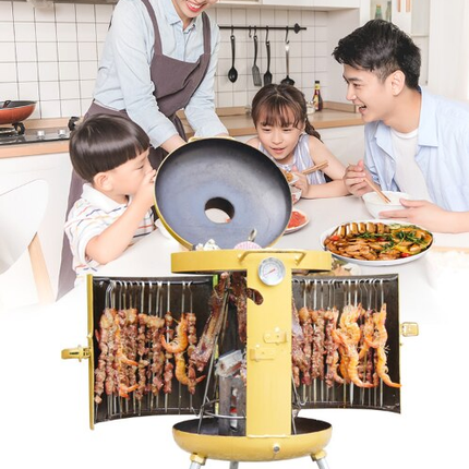 Portable Smokeless All-in-One Camping Grill