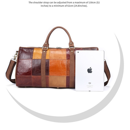 Genuine Leather Vintage High Capacity Travel Bag