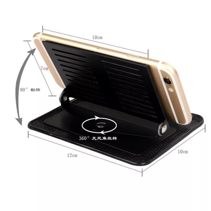 360 Rotating Non-Slip Dashboard Phone Holder Mat