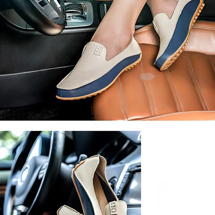 Men Driving Shoes Leather Loafers
