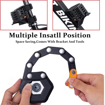 Anti-Theft Foldable Bike Chain Lock