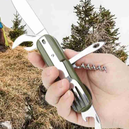 All in One Outdoor Camping Tableware Tool Set