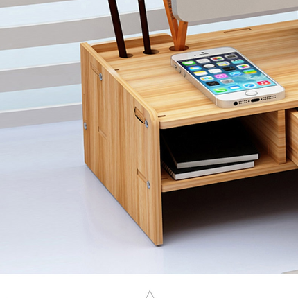 Home Office Wooden Monitor Riser Stand