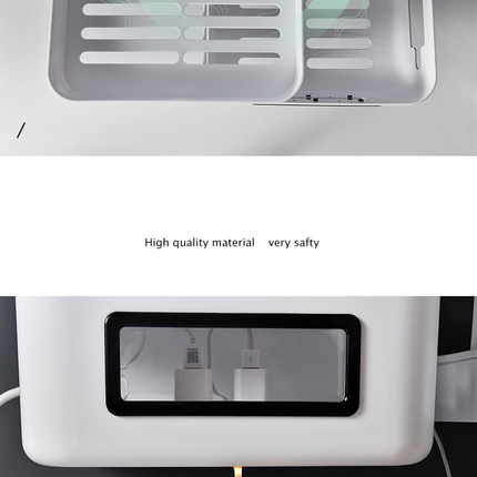 Wall-Mounted Wifi Cable Socket Storage Organizer Box
