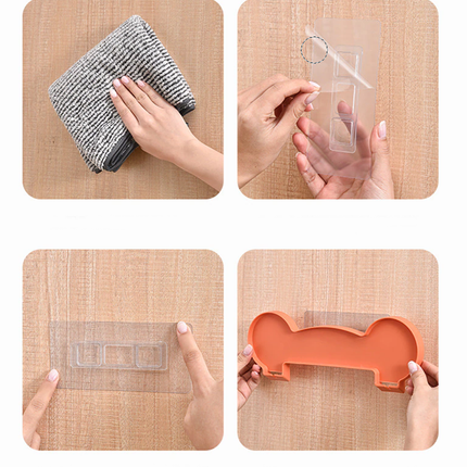 Self-Adhesive Stackable Wall Cloth Organizer Shelf