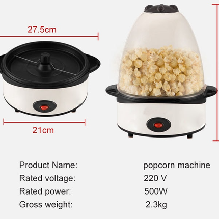 Mini Oil-Popped Popcorn Maker