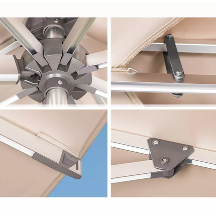 Windproof LED Adjustable Outdoor Umbrella