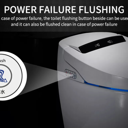 Elegant Smart Futuristic Self-Cleaning Toilet
