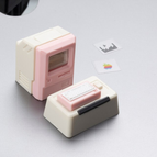 Retro white pink