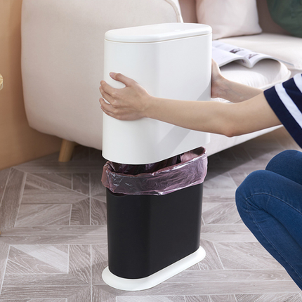 Waste Wise Double Compartment Trash Can