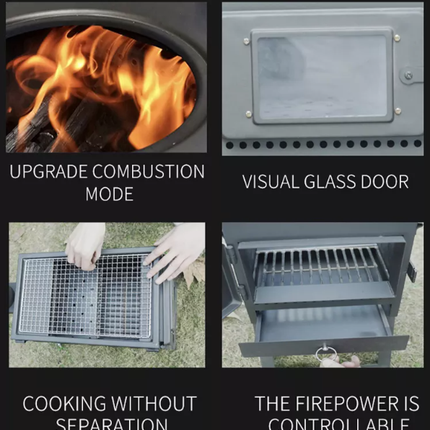 Outdoor Station Backyard Barbeque Stove